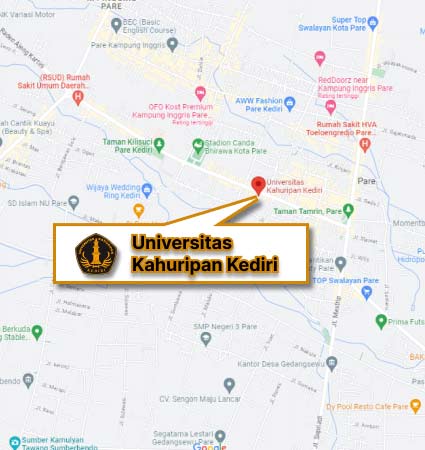 Campus Map & Location Universitas Kahuripan Kediri Nomor